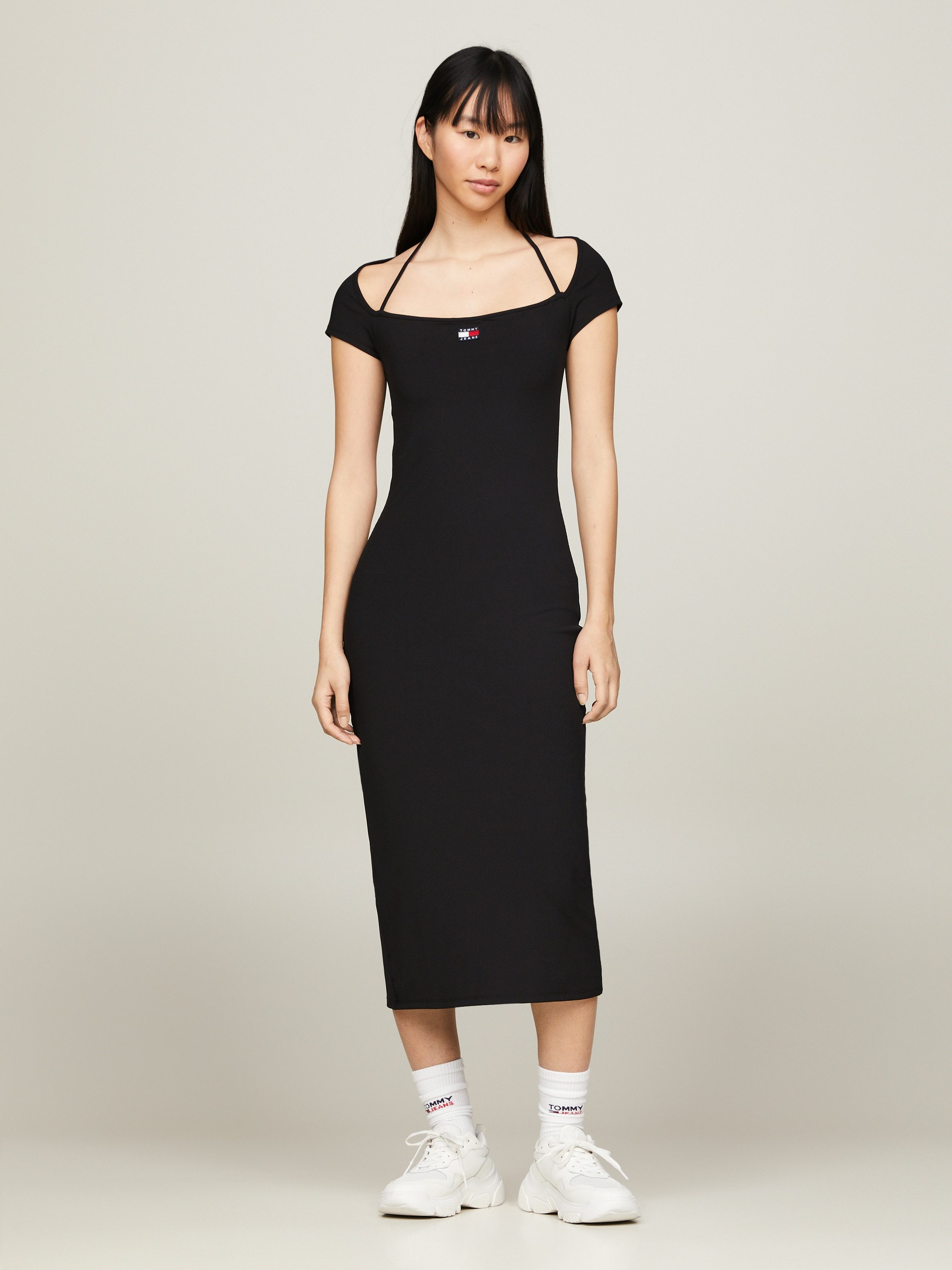 Tommy Jeans Jerseykleid TJW MIDI BADGE günstig online kaufen