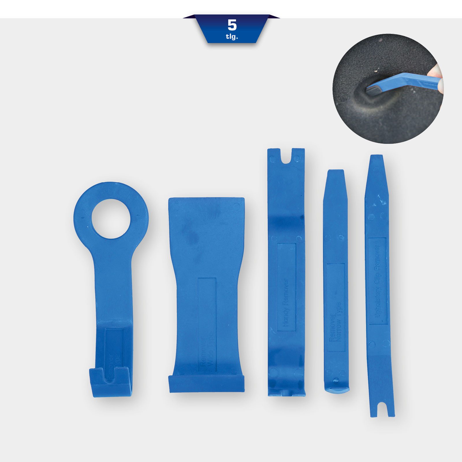 Thumbnail - Brilliant Tools Montagewerkzeug BRILLIANT TOOLS Zierleistenkeile-Satz 5tlg. - BT511035