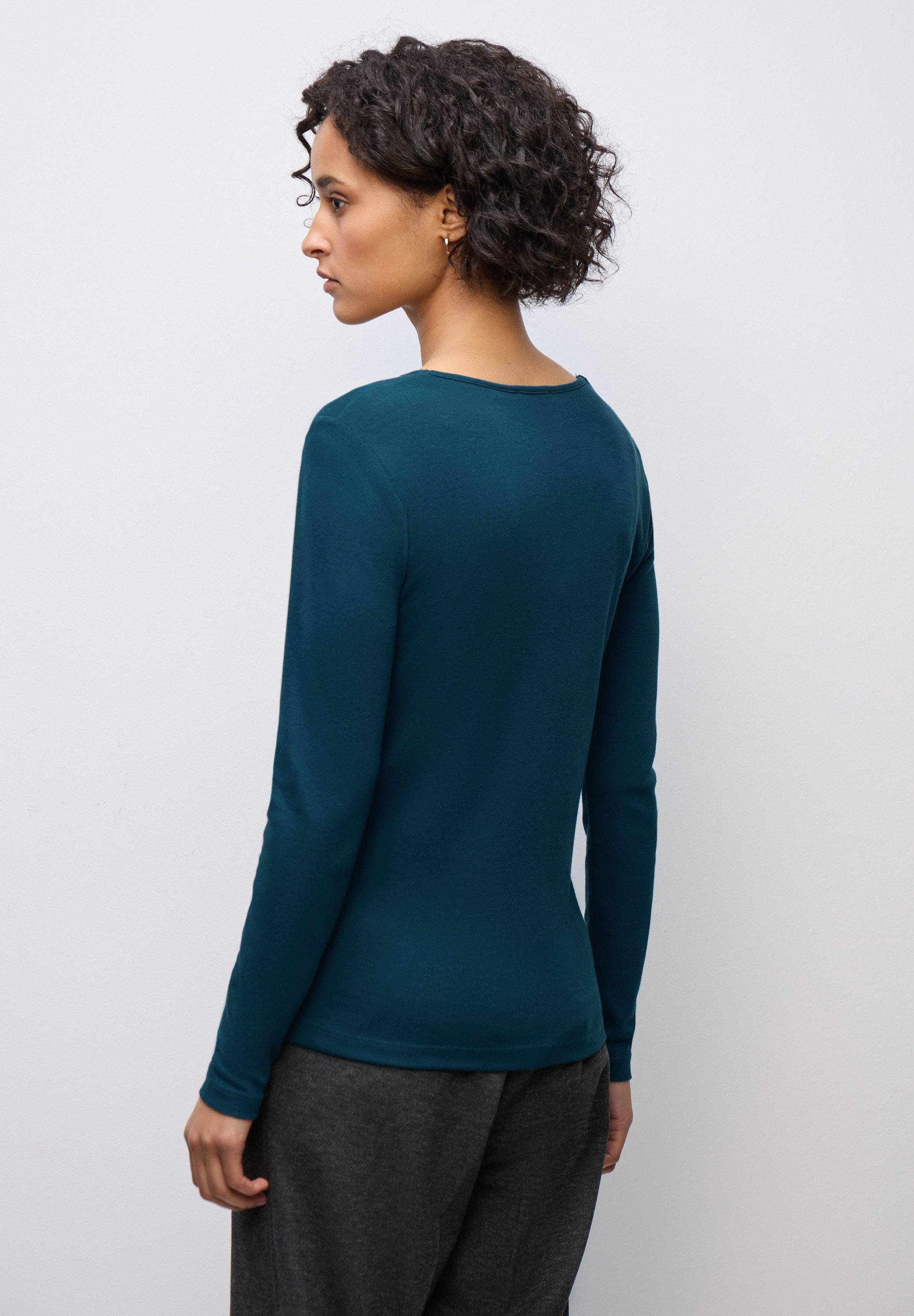 STREET ONE Langarmshirt im soften Baumwoll-Mix günstig online kaufen