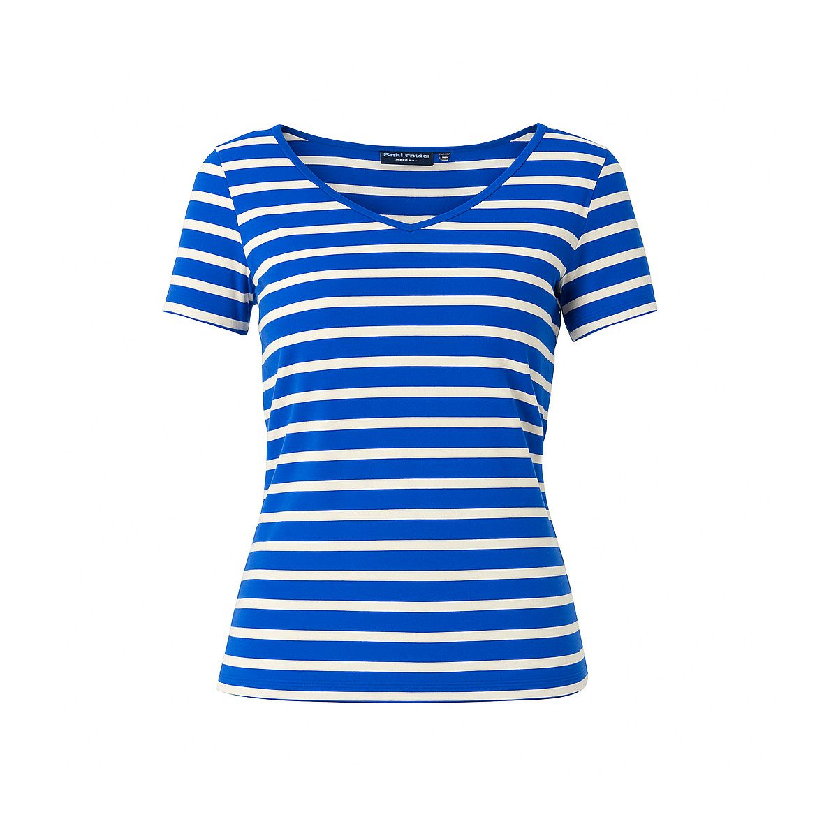 Saint James T-Shirt 8311 Streifenshirt Aviso mit V-Ausschnitt