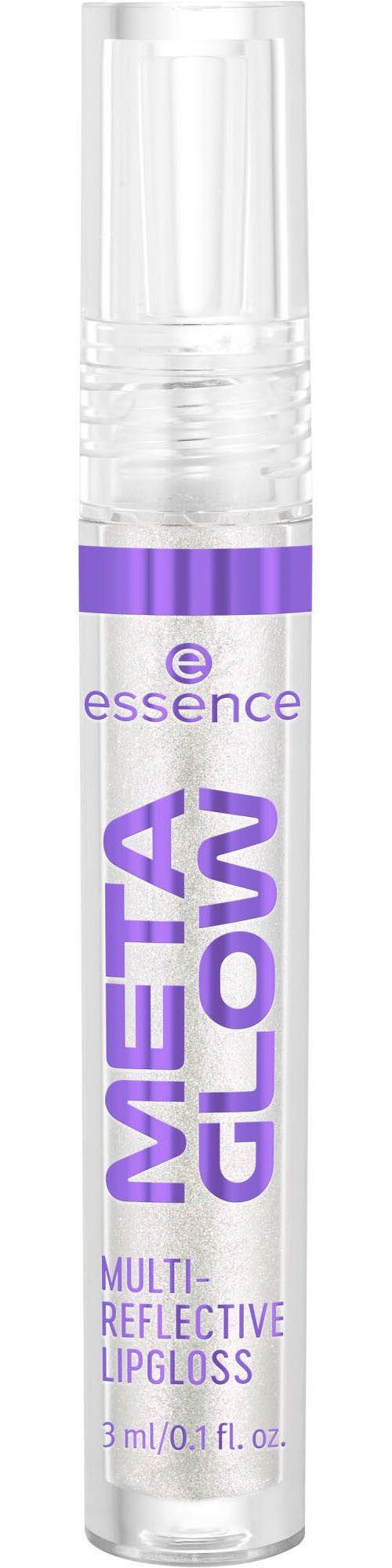 Essence Блеск для губ META GLOW MULTI-REFLECTIVE LIPGLOSS, mit holografischem Glanz