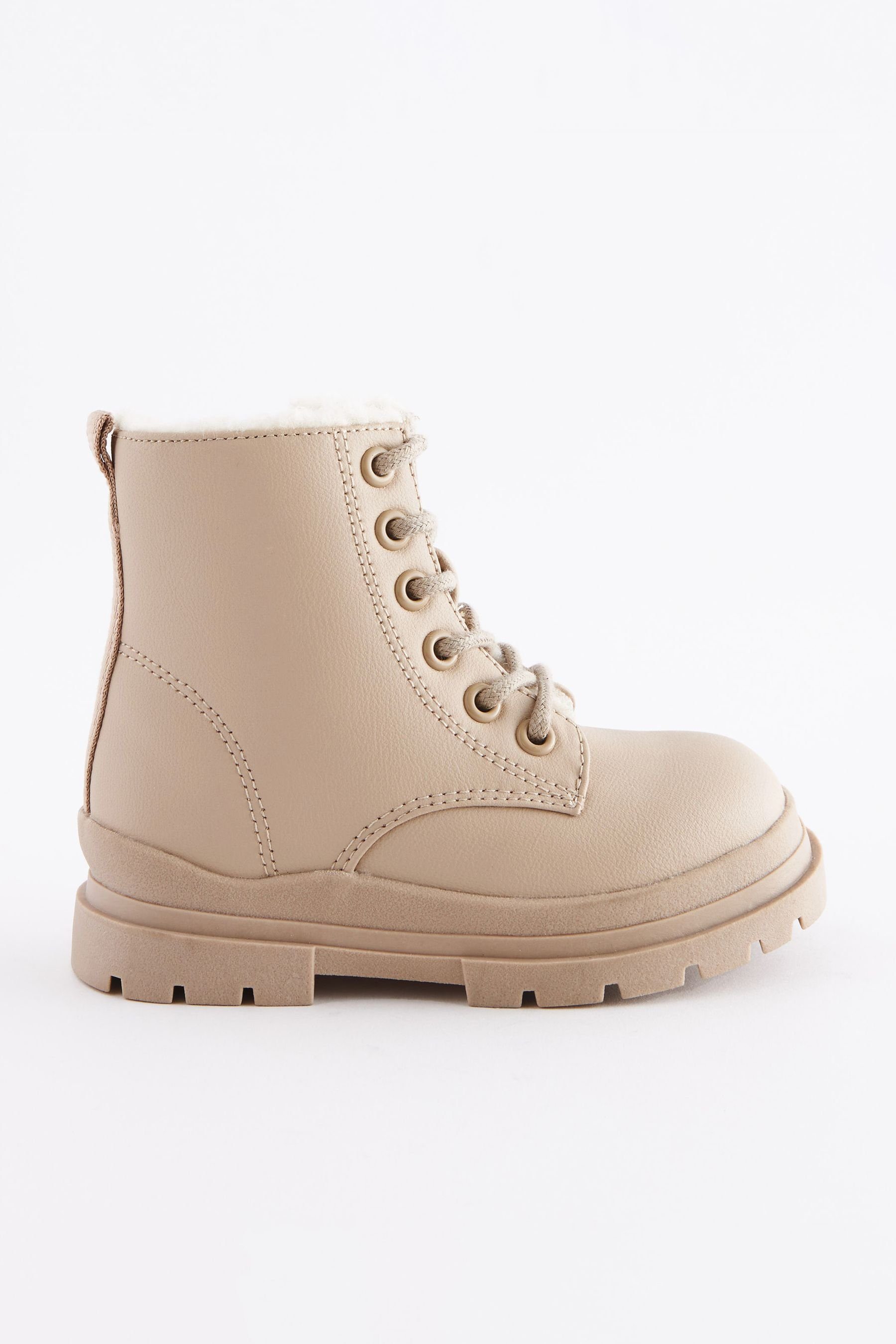 Winterstiefelette Schnürsenkel Next (1-tlg) Beige Dicke