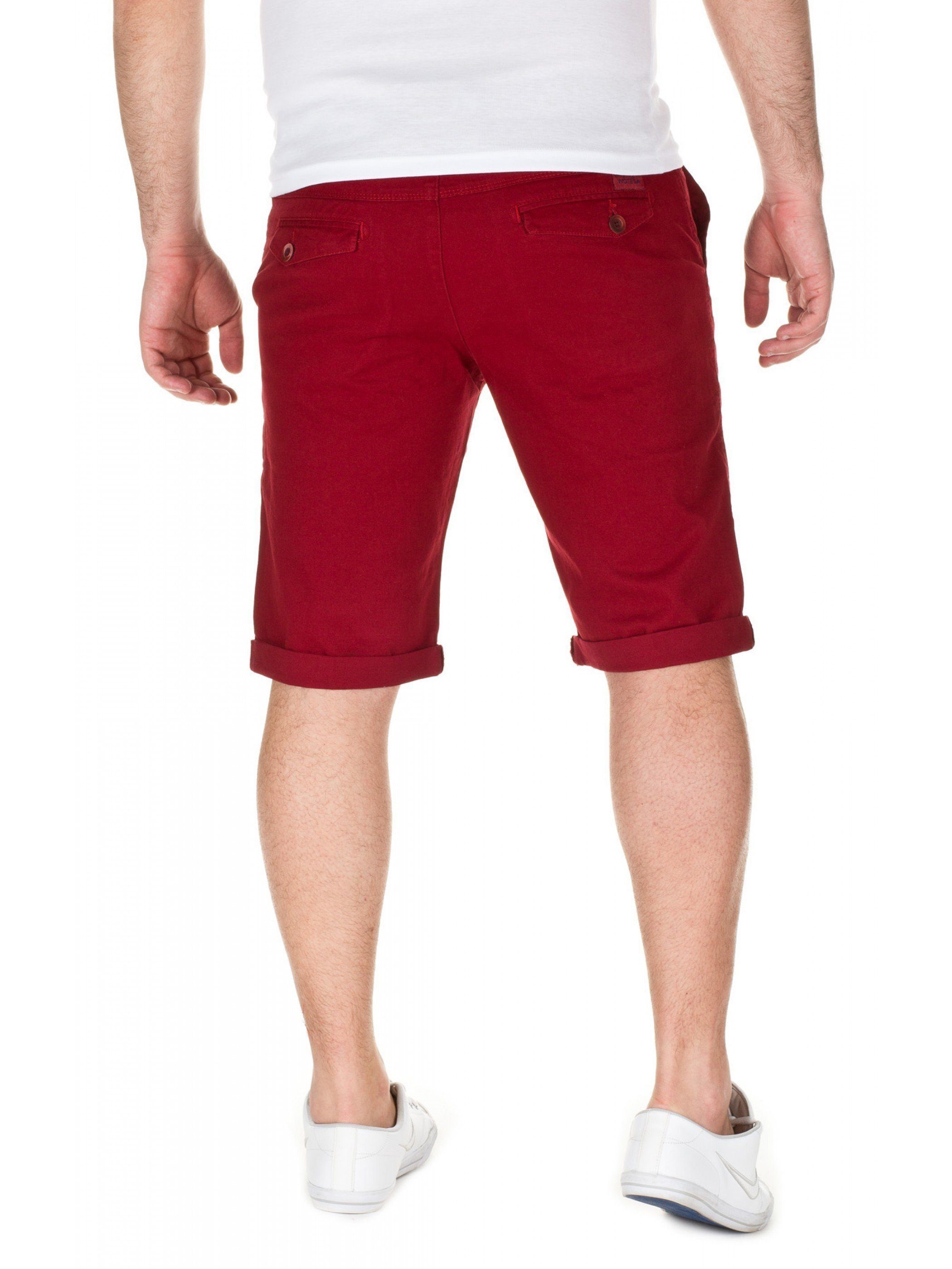 86448) WOTEGA Shorts shorts (port Alex - WOTEGA Chino Unifarbe in Rot