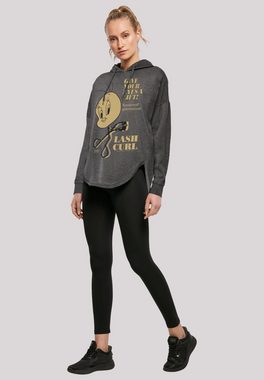 F4NT4STIC Kapuzenpullover F4NT4STIC Damen Tweety Lash Curls with Ladies Oversized Hoody (1-tlg)