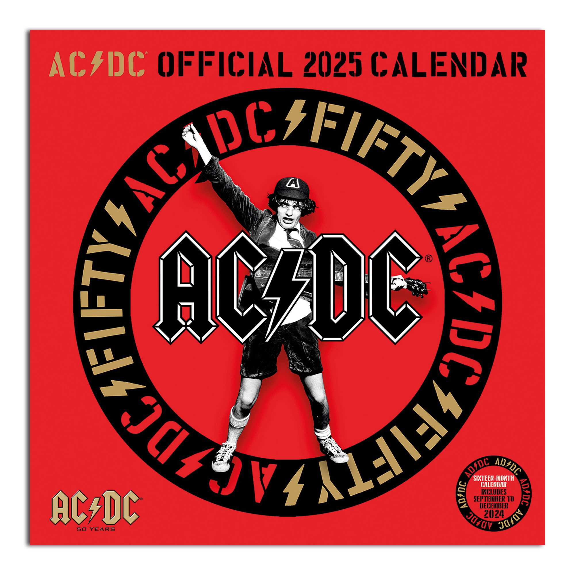 PYRAMID Wandkalender AC/DC Kalender 2025