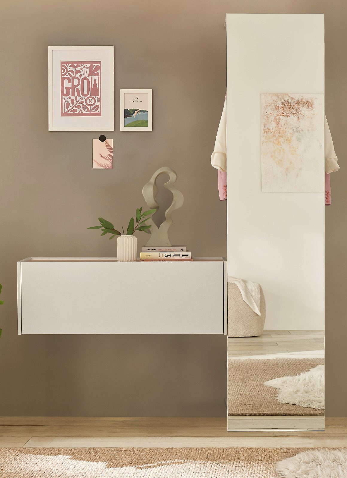 Furn.Design Garderoben-Set Center, (Flurgarderobe in weiß günstig online kaufen