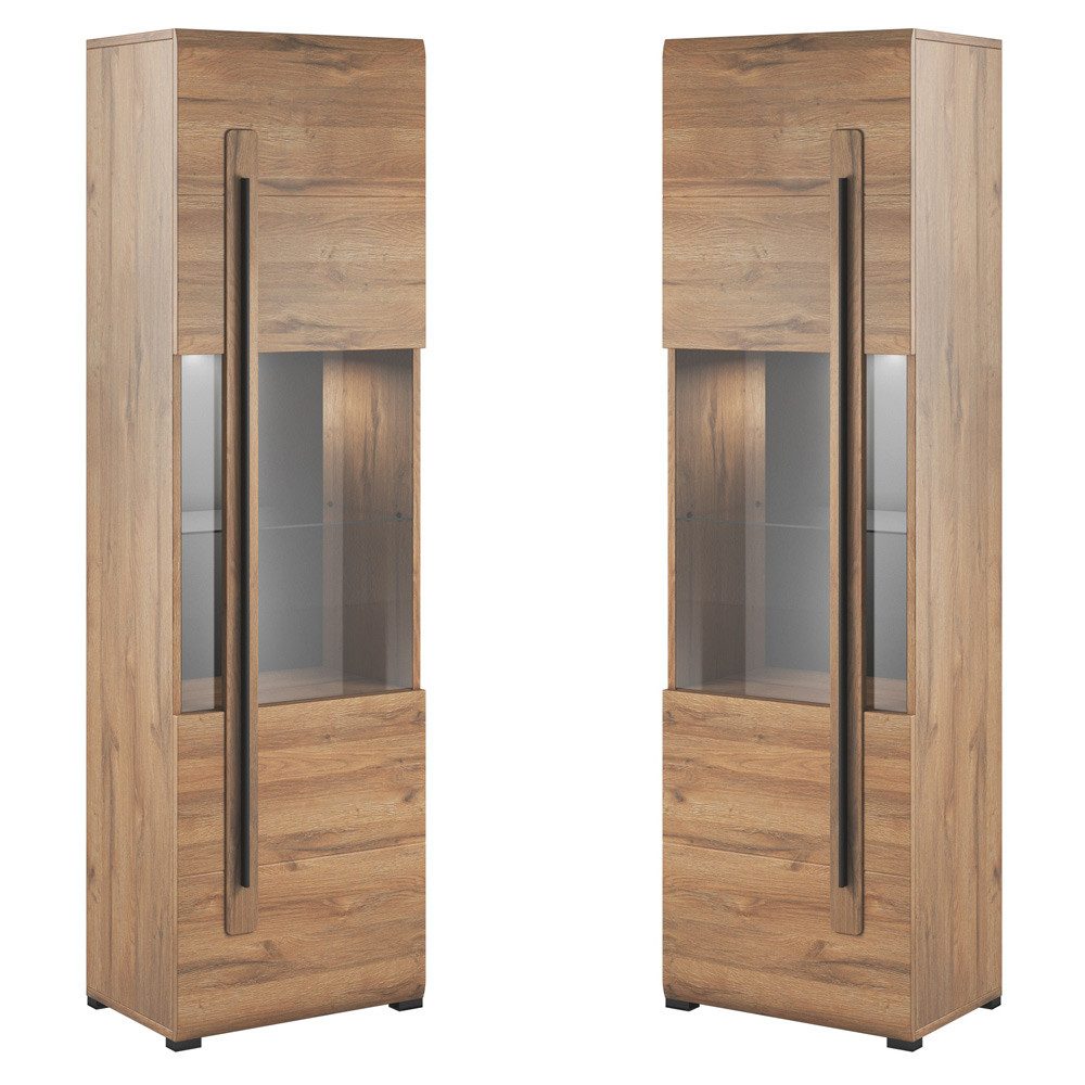 Lomadox Wohnwand TURDA-83, (5-St), braun, Grandson günstig online kaufen