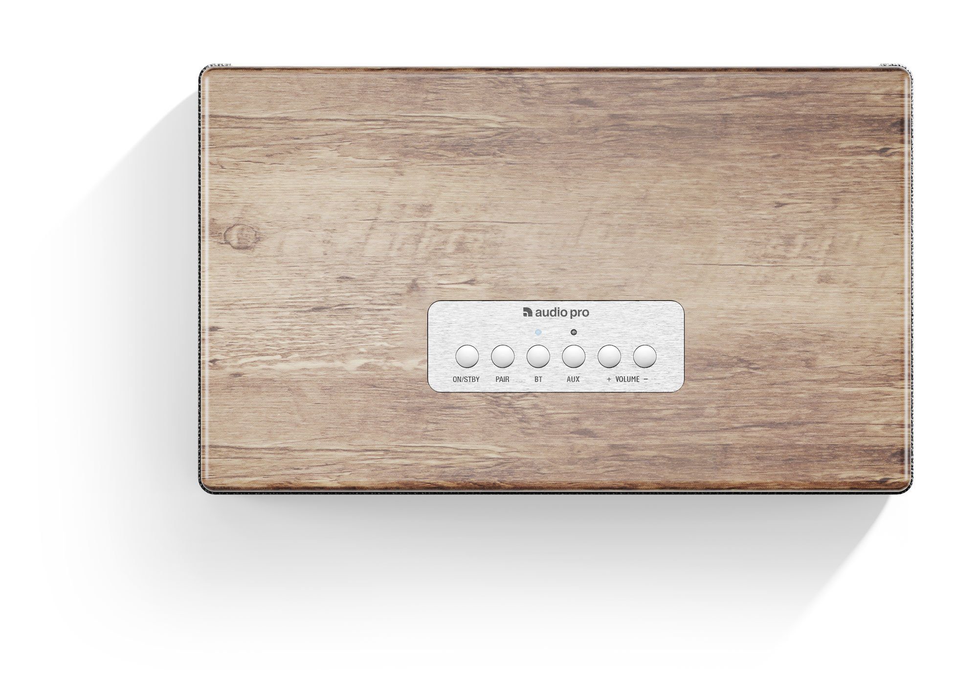 Audio Pro Audio (Bluetooth, BT5 Stereo-Klang Pro Driftwood Bluetooth-Lautsprecher einer Box) aus