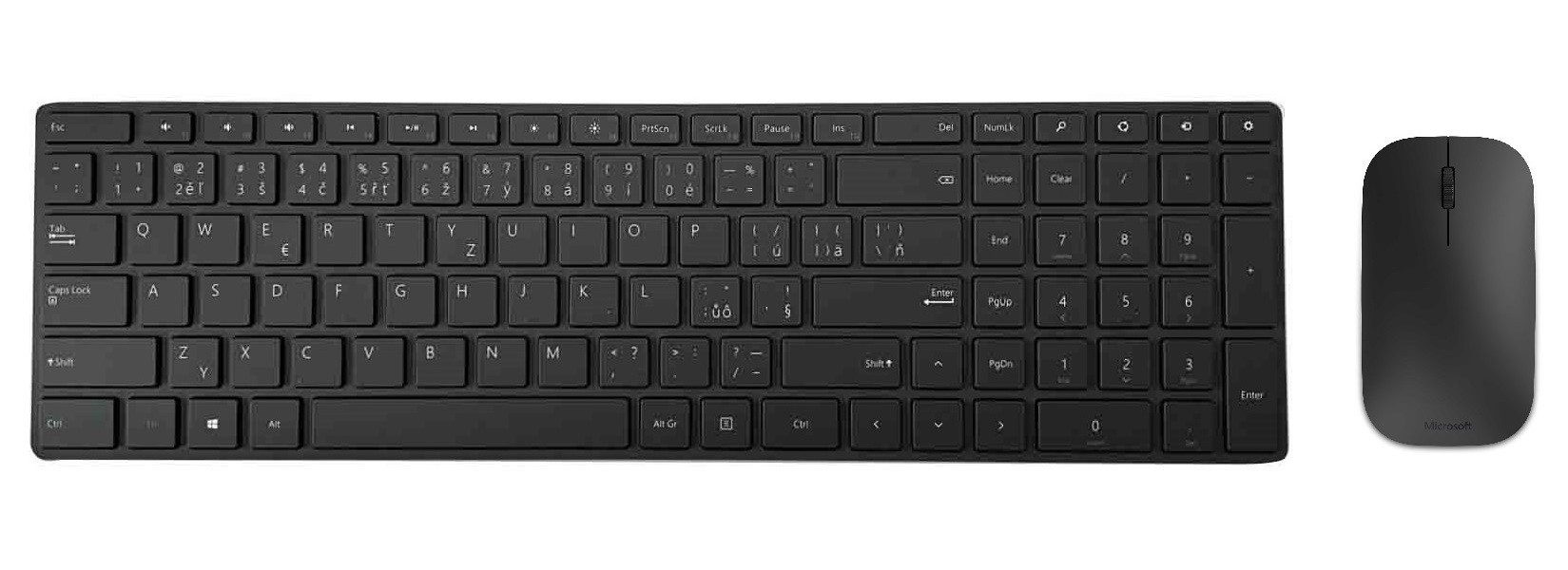 Microsoft Designer Bluetooth Desktop, QWERTZ/ QWERTY (siehe Bilder) (7N9-00020) Tastatur- und Maus-Set