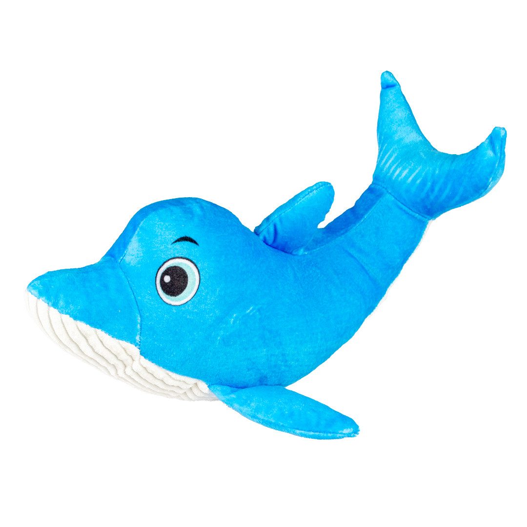 Tierkuscheltier Duvoplus Hundespielzeug Ocean Delfin