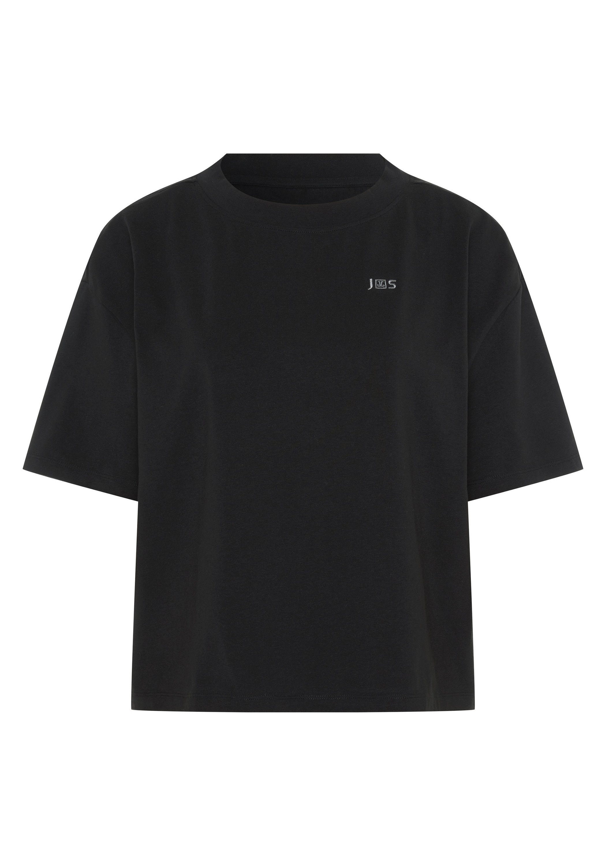 JETTE SPORT Print-Shirt in cropped Länge 19-3911 Deep Black