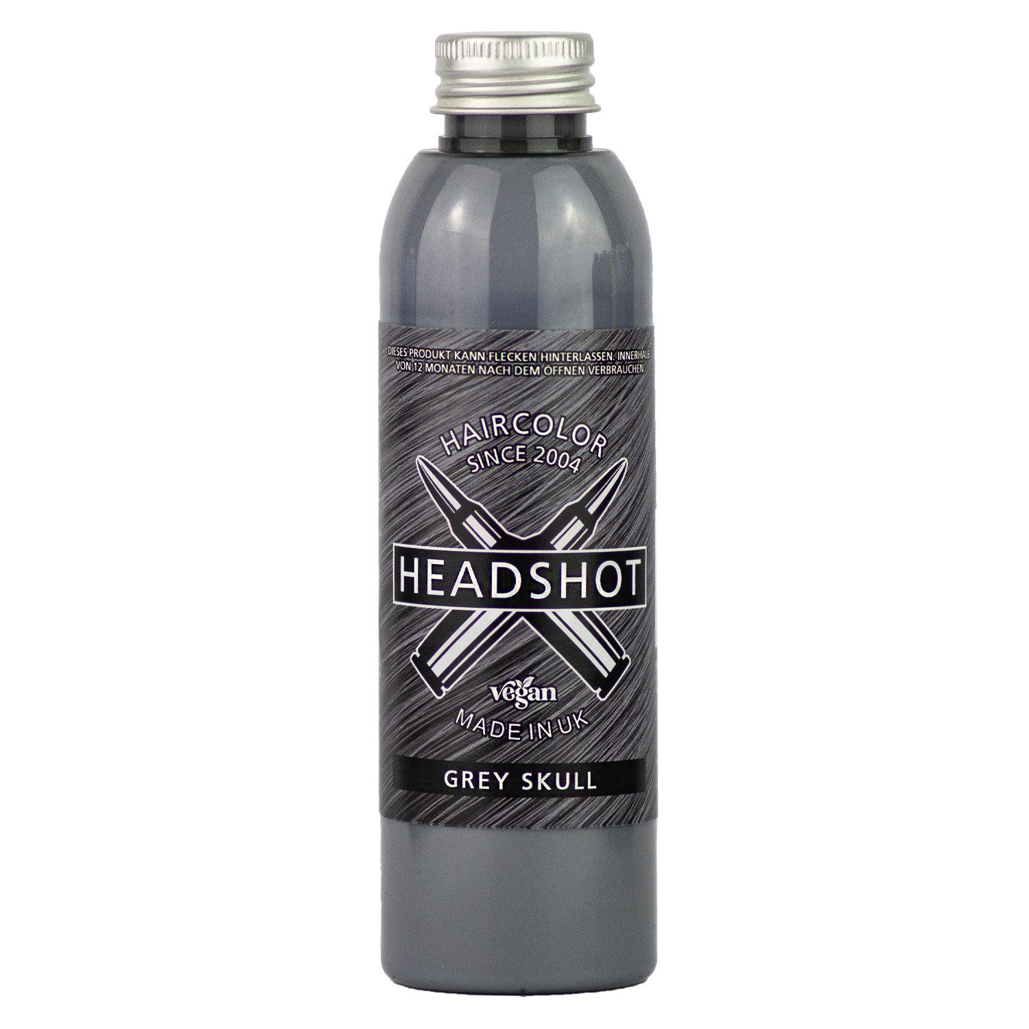 Headshot Hair Dye Haarfarbe Grey Skull