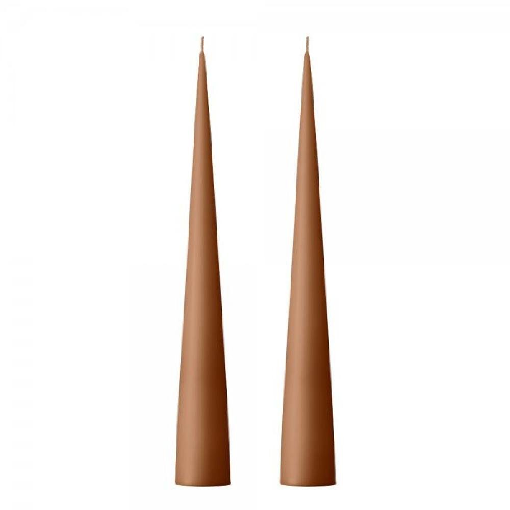 ester & erik Tafelkerze Kegelkerzen Set Cone Candle Raw Toffee (2-teilig)