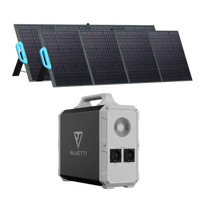 BLUETTI Stromerzeuger EB150 (deutliche Bestandsaufnahme) mit 2 PV200 200W Solarpanels, (3-tlg), LCD DIAPLAY