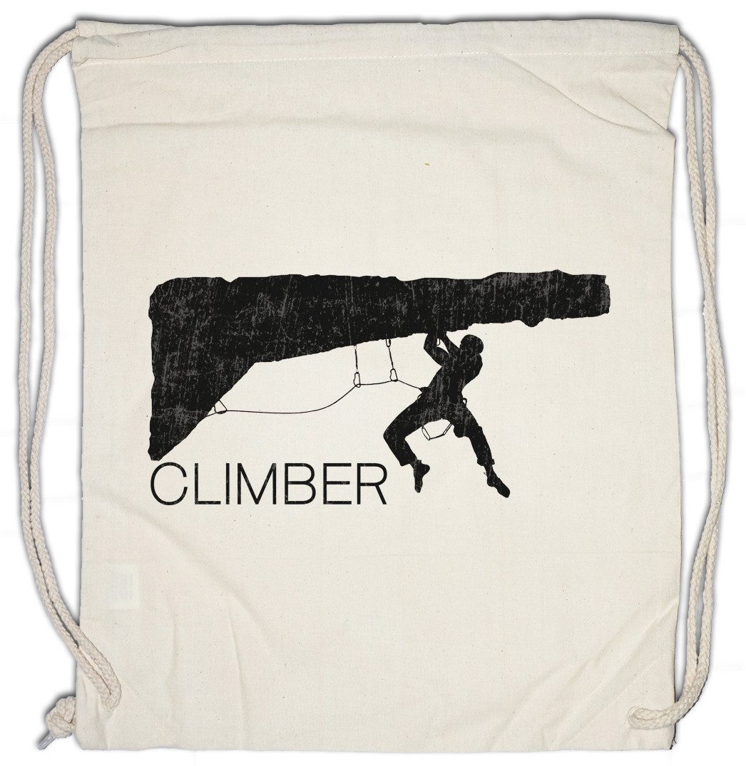 Urban Backwoods Turnbeutel Climber I Turnbeutel Klettern Climb Climbing Bouldern Feeclimbing Free (1-tlg), Rock Boulder Mountain Bergsteigen