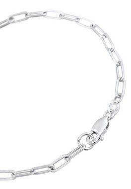 Elli Gliederarmband Glieder Oval Basic Chunky Chains Optik 925 Silber