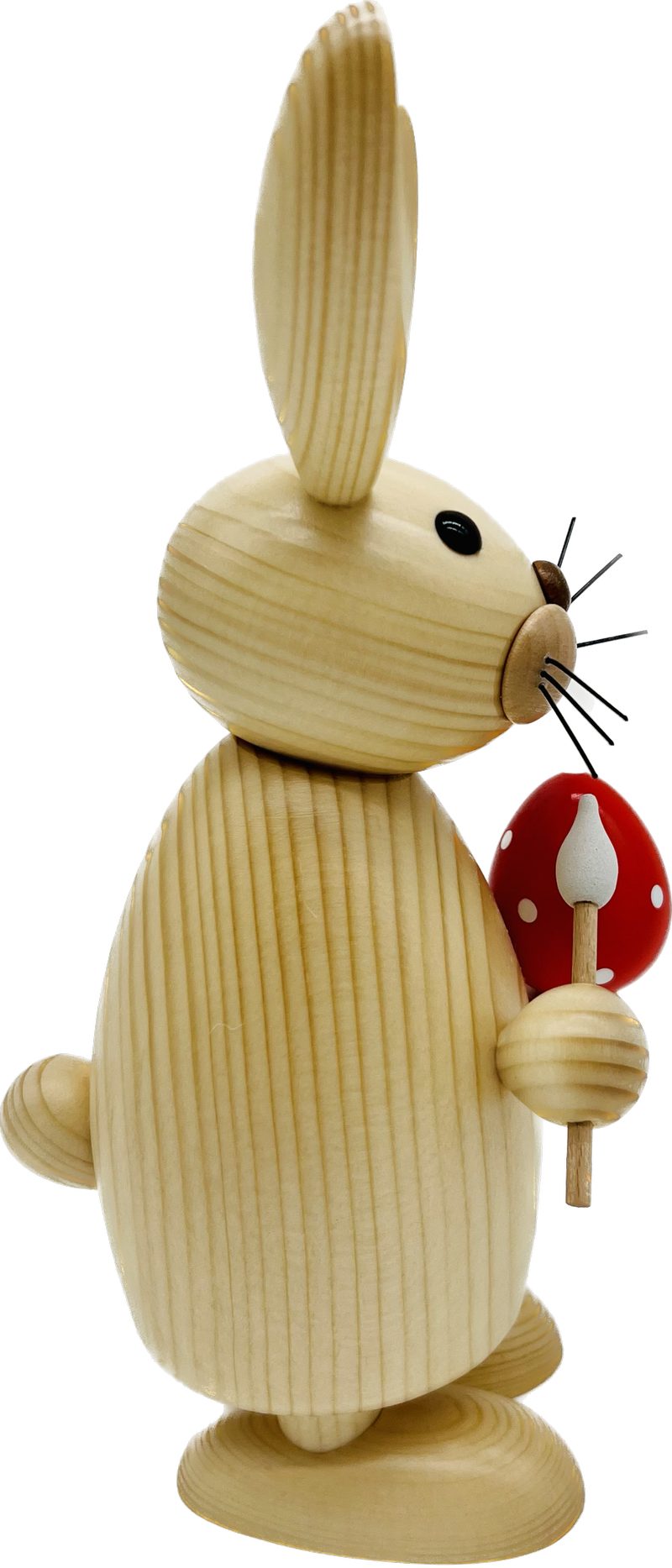 Richard Glaesser Osterhase Maler mit Ei und Pinsel (23 cm) Neuheit, Handwerkskunst aus Seiffen im Erzgebirge