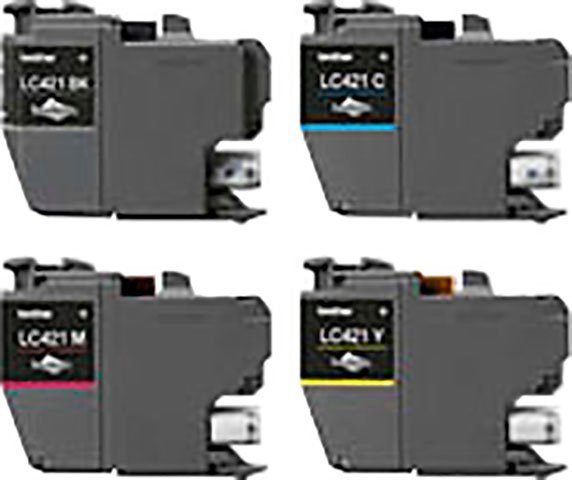 Brother LC-421 Value Pack Tintenpatrone (Packung, 4-tlg)