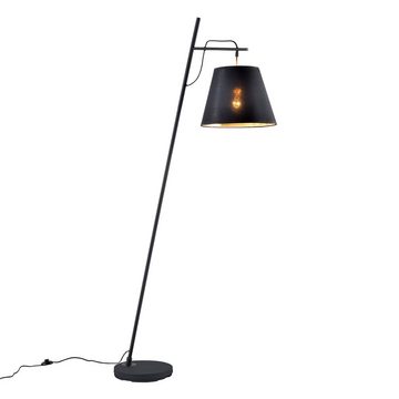 lux.pro Stehlampe, ohne Leuchtmittel, »Nottingham« Hausleuchte E27 Metall Standleuchte 180 cm Schwarz