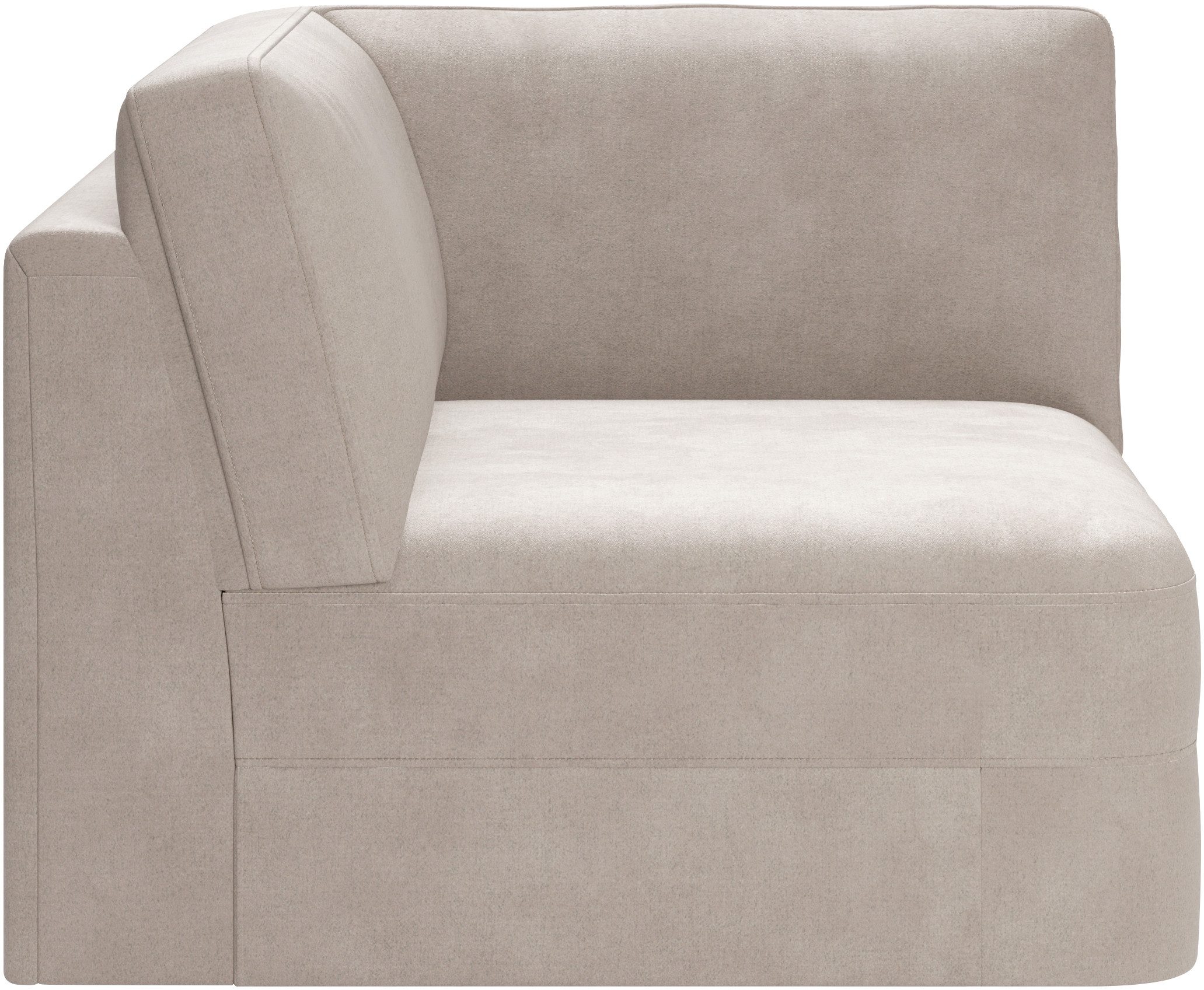 RAUM.ID Sofa-Eckelement Innovid, Modernes Modul-Polsterprogramm