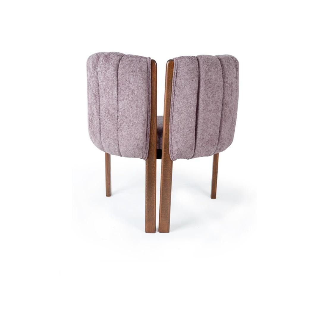 Design Esszimmer Stuhl Holz Stuhl, Holz Luxus Möbel Stühle Modern Lehnstuhl JVmoebel