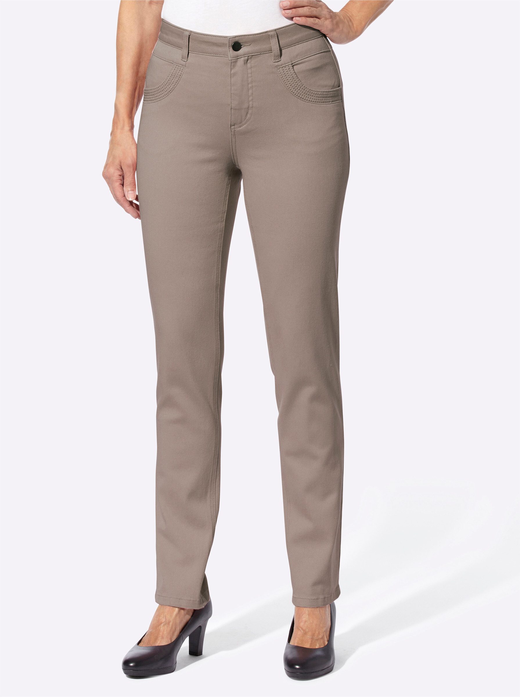Bequeme Jeans Jeans leicht vertieft