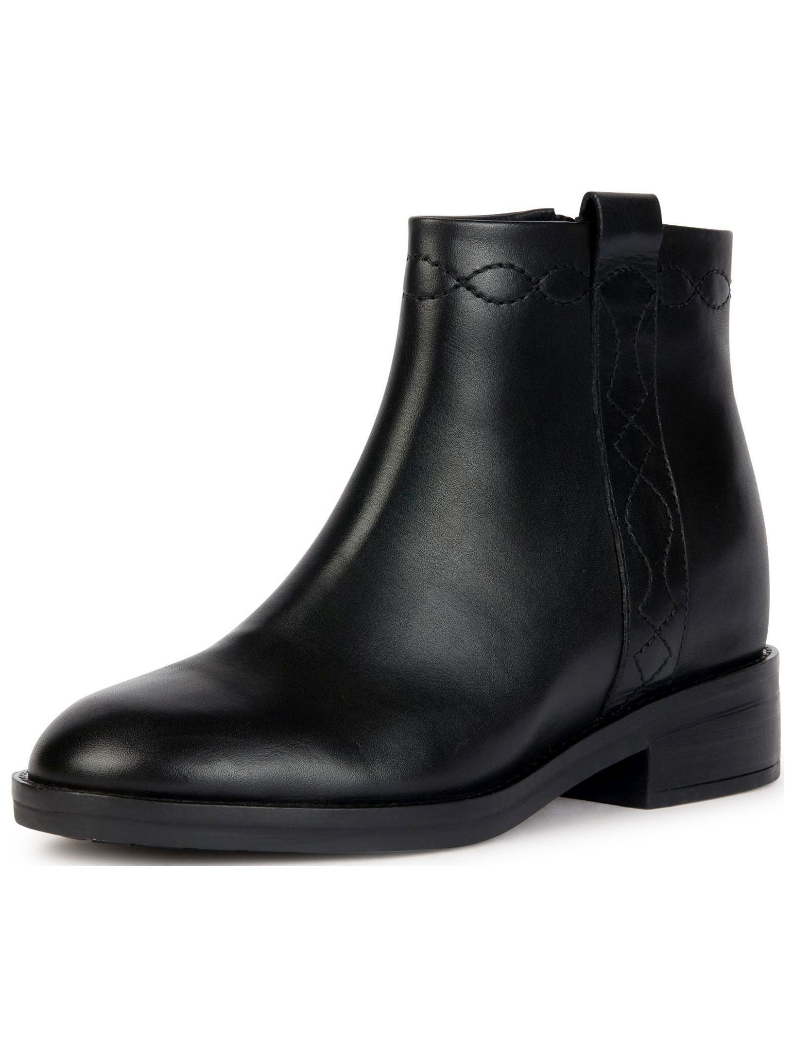 Geox Geox Stiefelette Glattleder Stiefelette