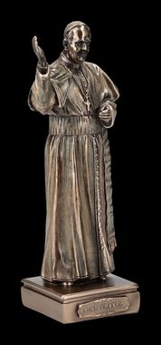 Figuren Shop GmbH Dekofigur Papst Franziskus Figur bronziert - Veronese - christliche Dekofigur