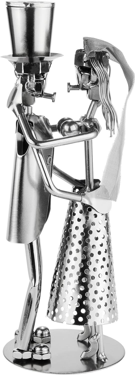 BRUBAKER Dekofigur Schraubenmännchen Hochzeitspaar (Braut mit Schleier und günstig online kaufen