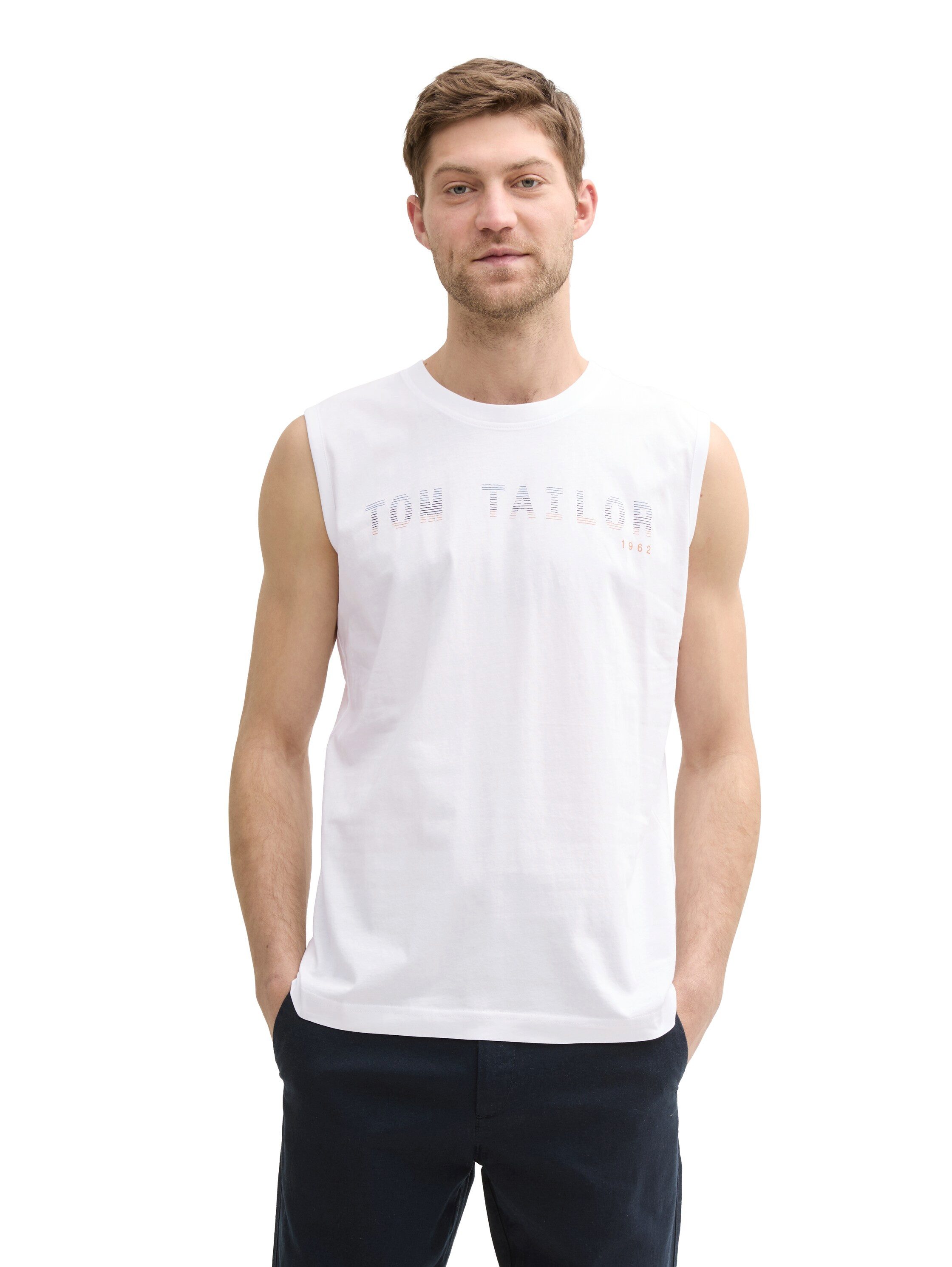 TOM TAILOR T-Shirt mit Logo-Print günstig online kaufen