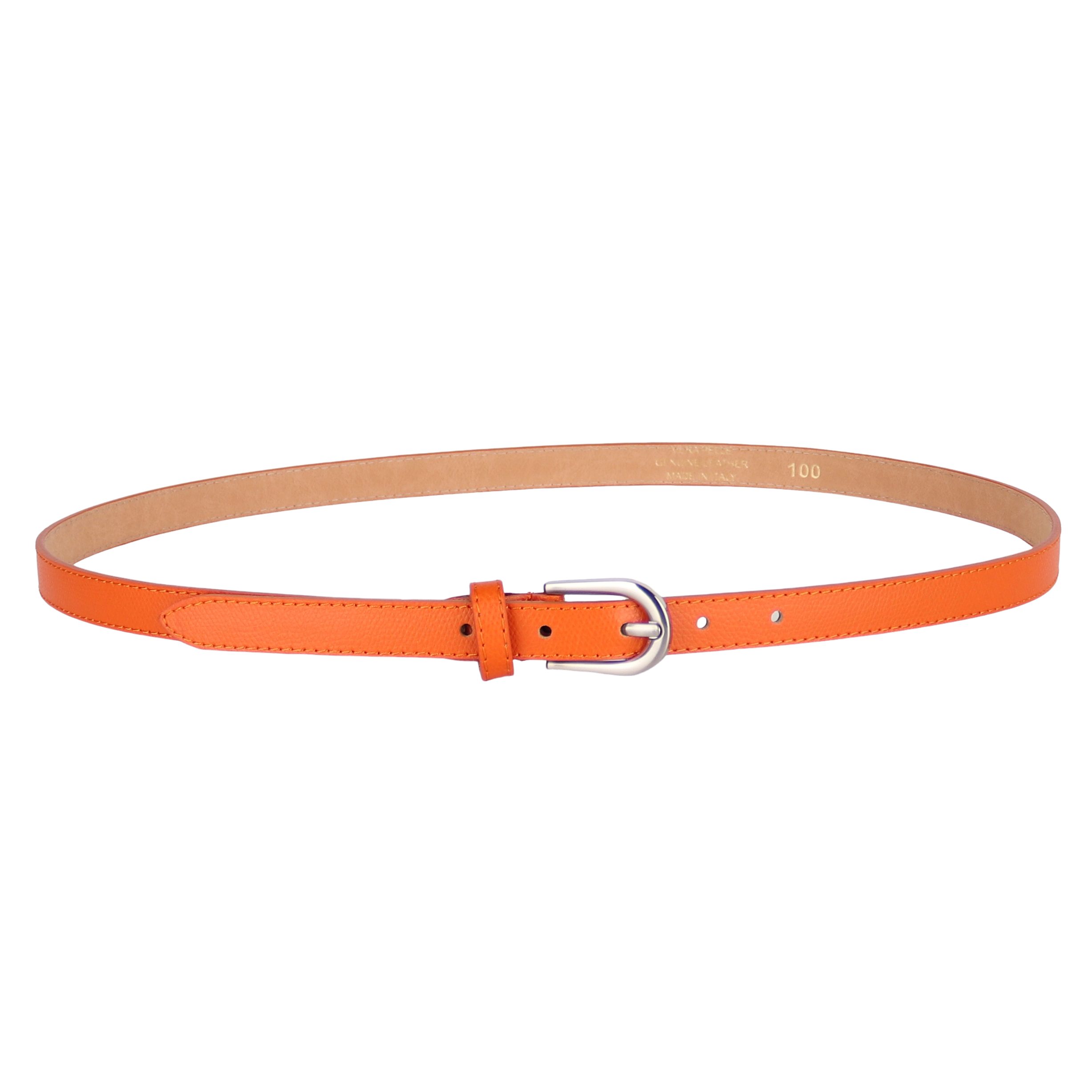 MIRROSI Ledergürtel Damen Gürtel Echtleder, Made in Italy, 18mm breit (Passt fast zu jeder Hosenschlaufe) aus Echtem Leder