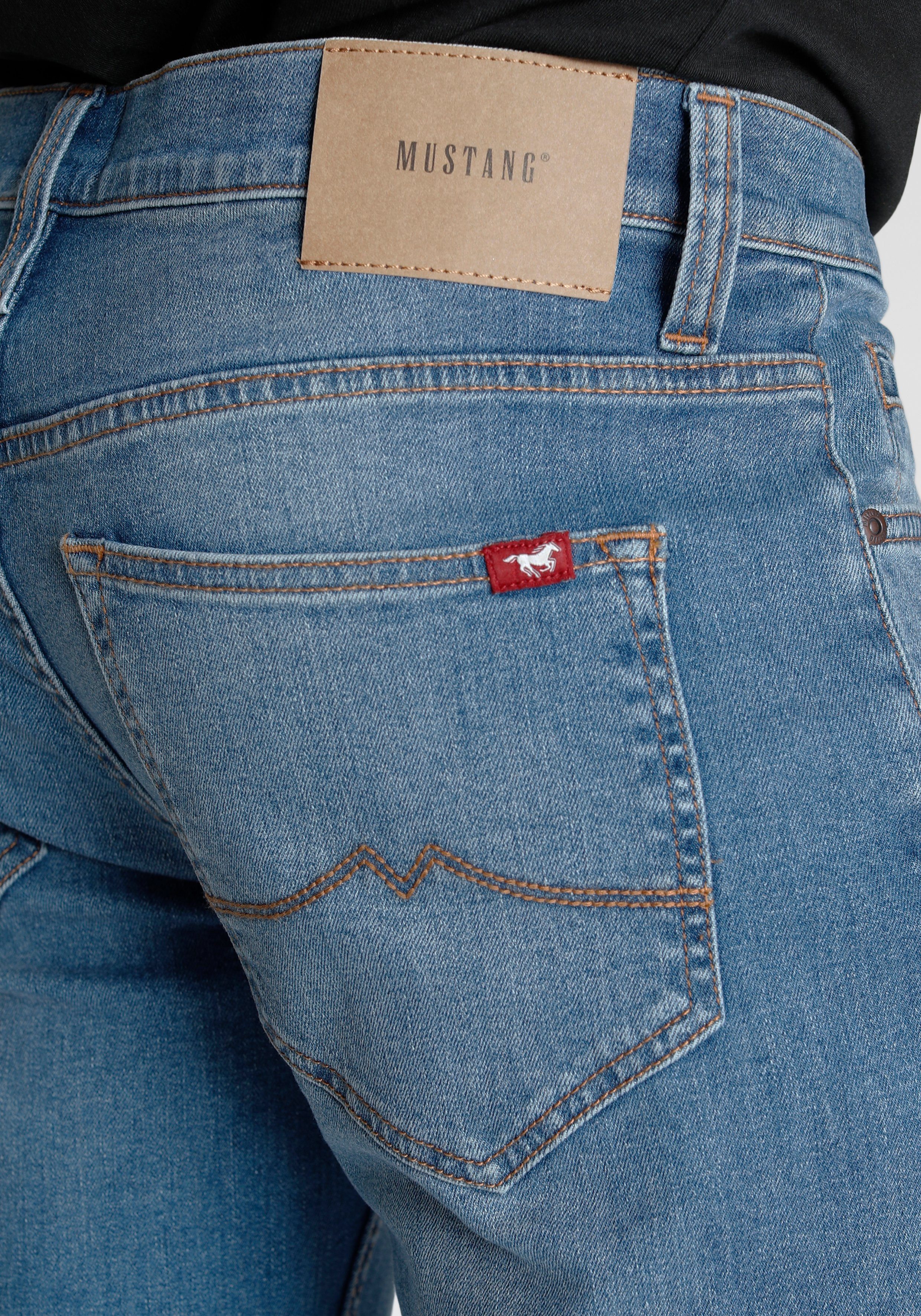 blue STYLE MUSTANG medium BOOTCUT Bootcut-Jeans OREGON