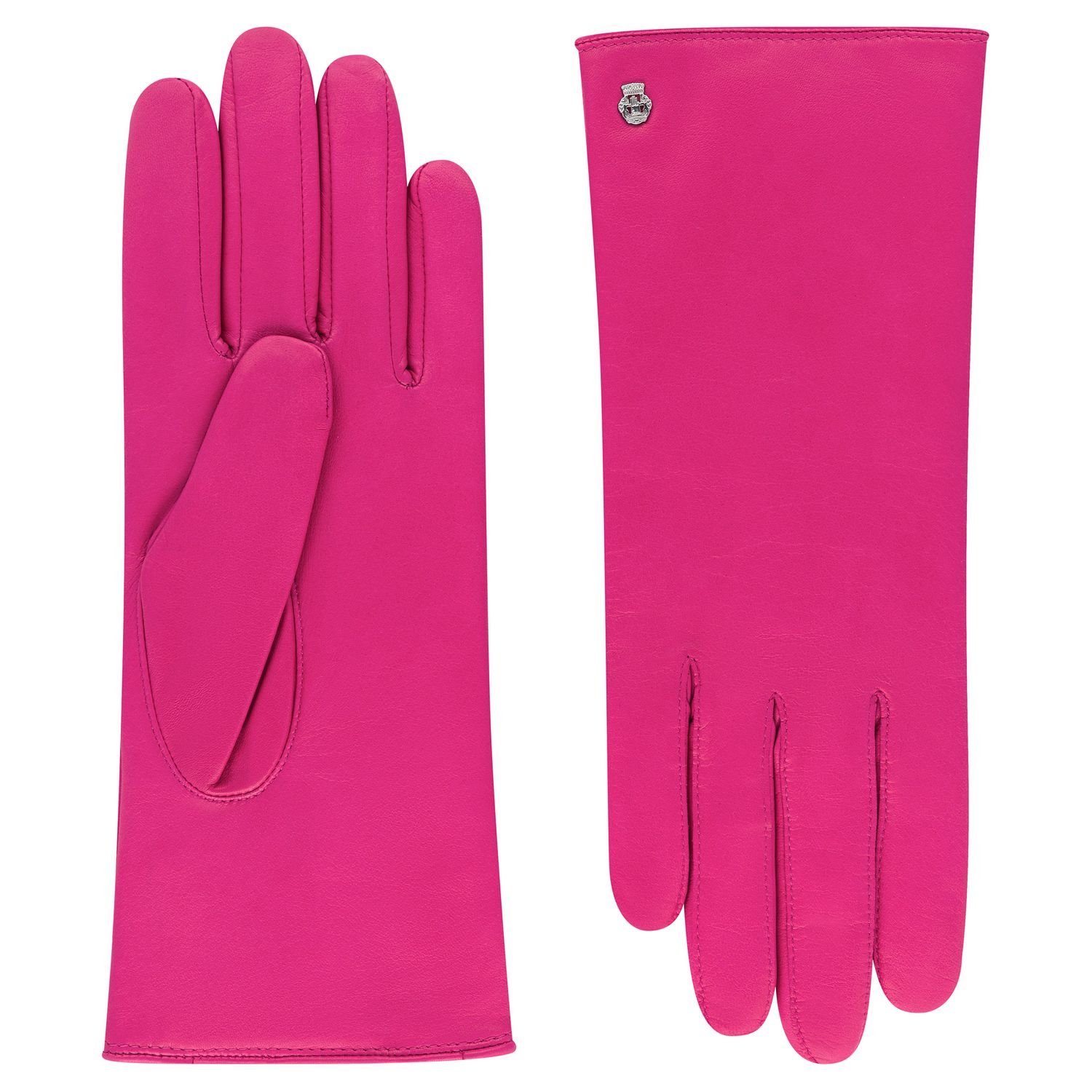 Roeckl Lederhandschuhe Wolle 310-candy und Futtermix Leder-Handschuhe Kaschmir aus