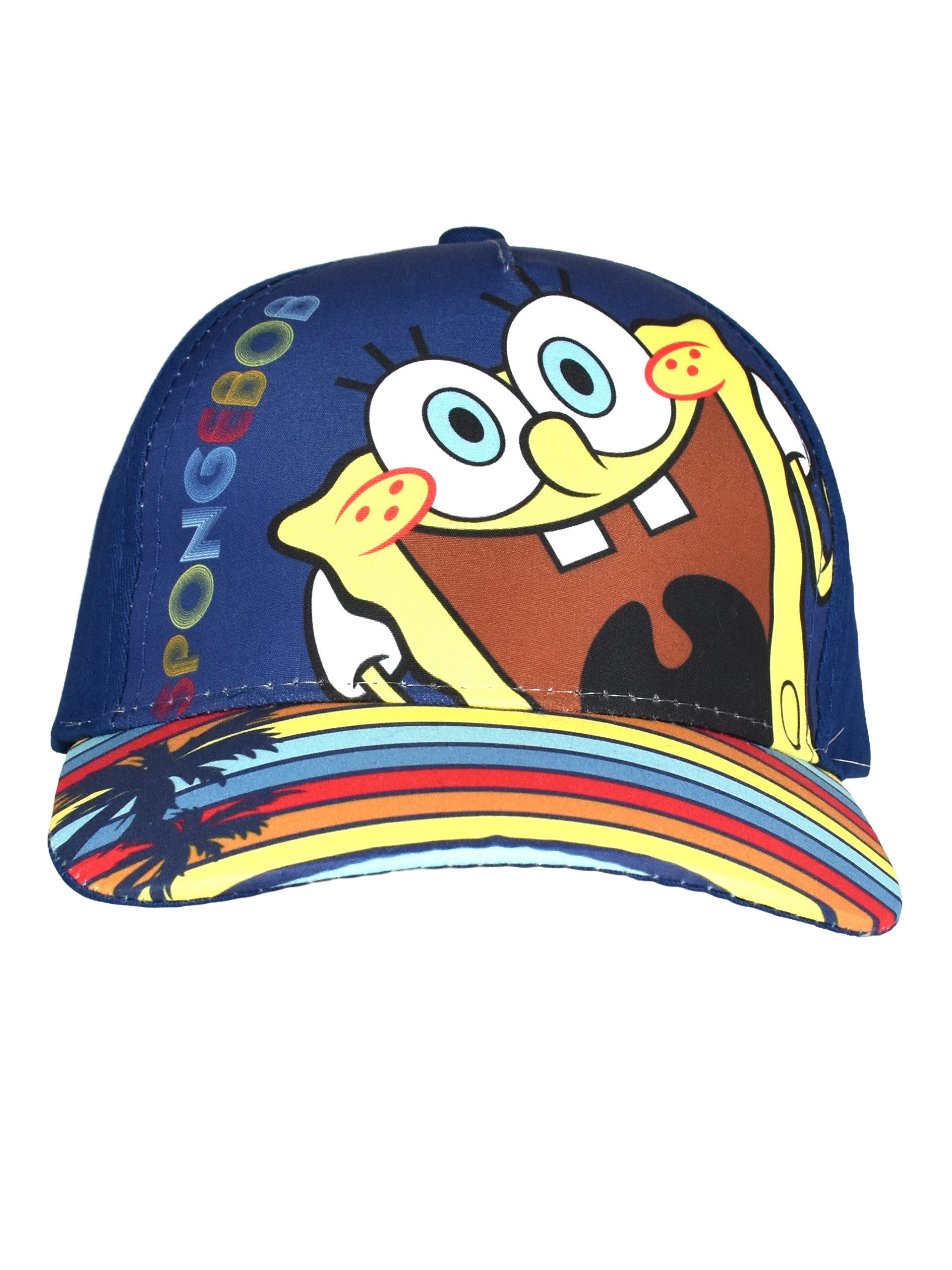United Labels® Baseball Cap Spongebob Schwammkopf Kappe Palme Cap Baseballkappe verstellbar