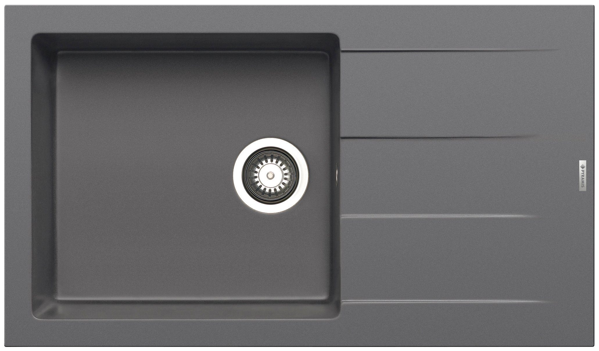 Pyramis Granitspüle Athlos Plus, rechteckig, 86/50 cm