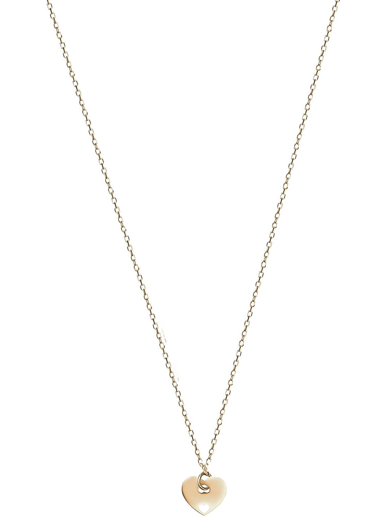 FAVS Collier FAVS Damen-Kette 375er Gelbgold