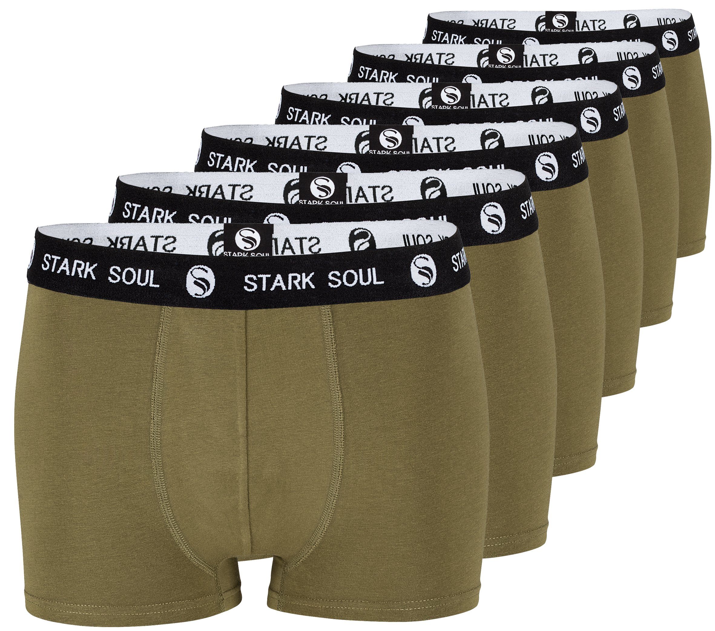 Stark Soul® Boxershorts »Herren Boxershorts, Hipster im 6er Pack, Baumwoll- Unterhosen für Männer« 6er-Pack online kaufen | OTTO