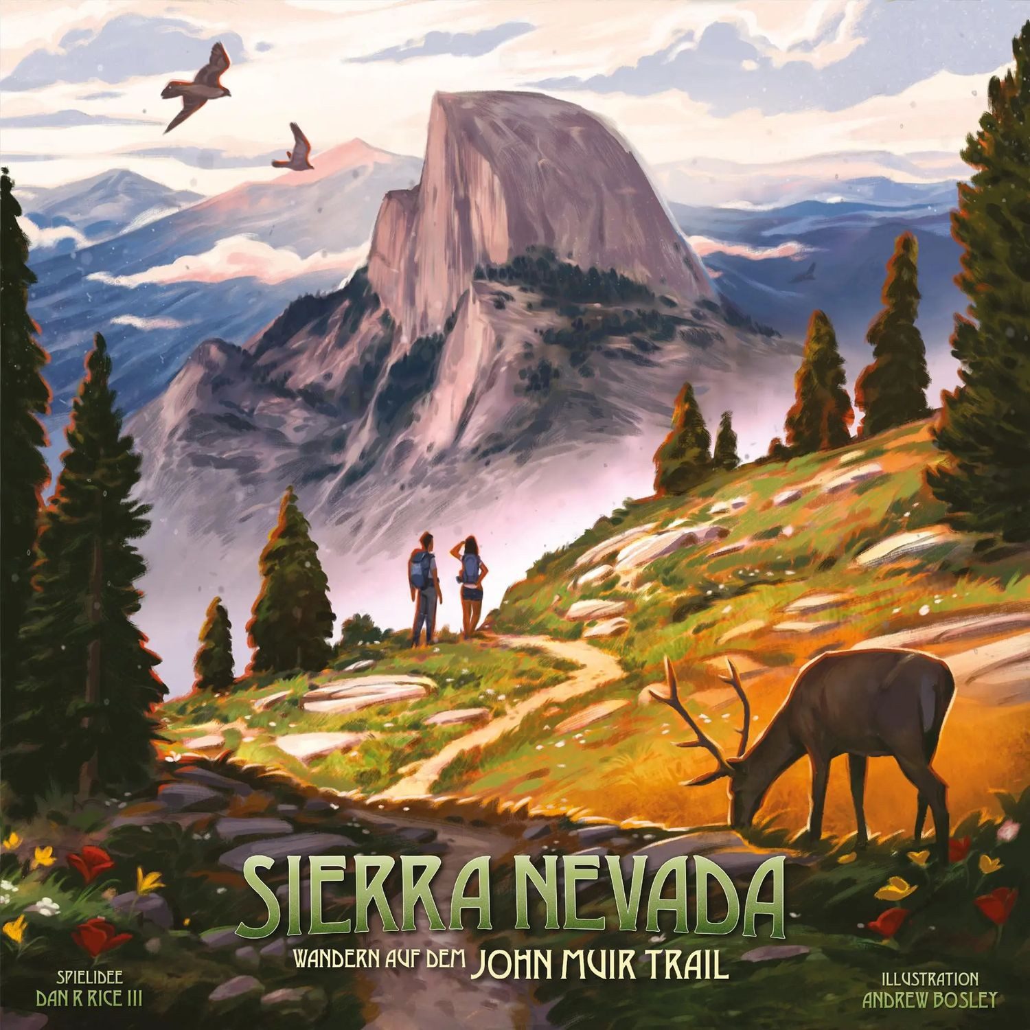 Skellig Games Spiel Sierra Nevada - Wandern auf dem John Muir Trail