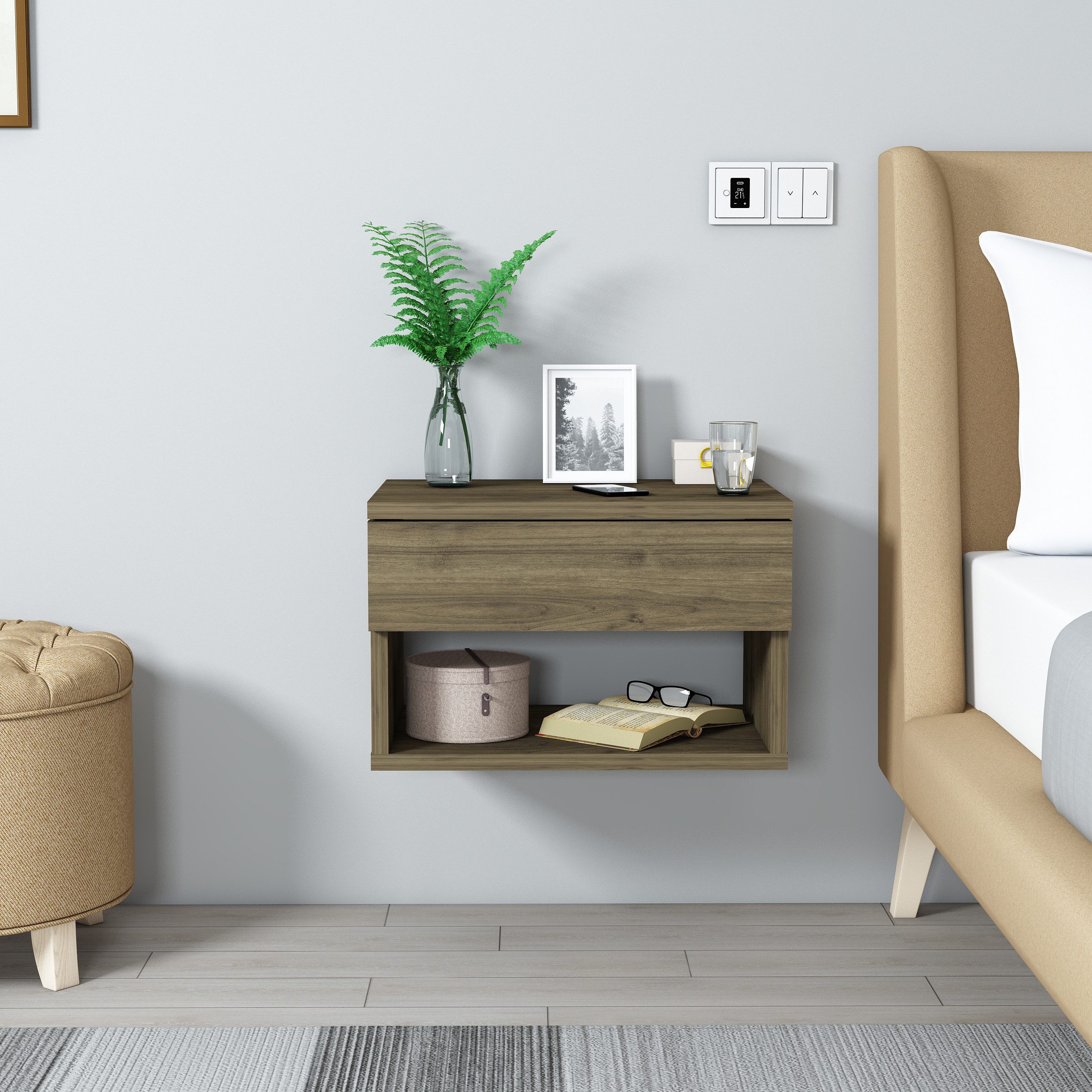 DEMA Home Nachttisch Hestia, Nightstand aus günstig online kaufen
