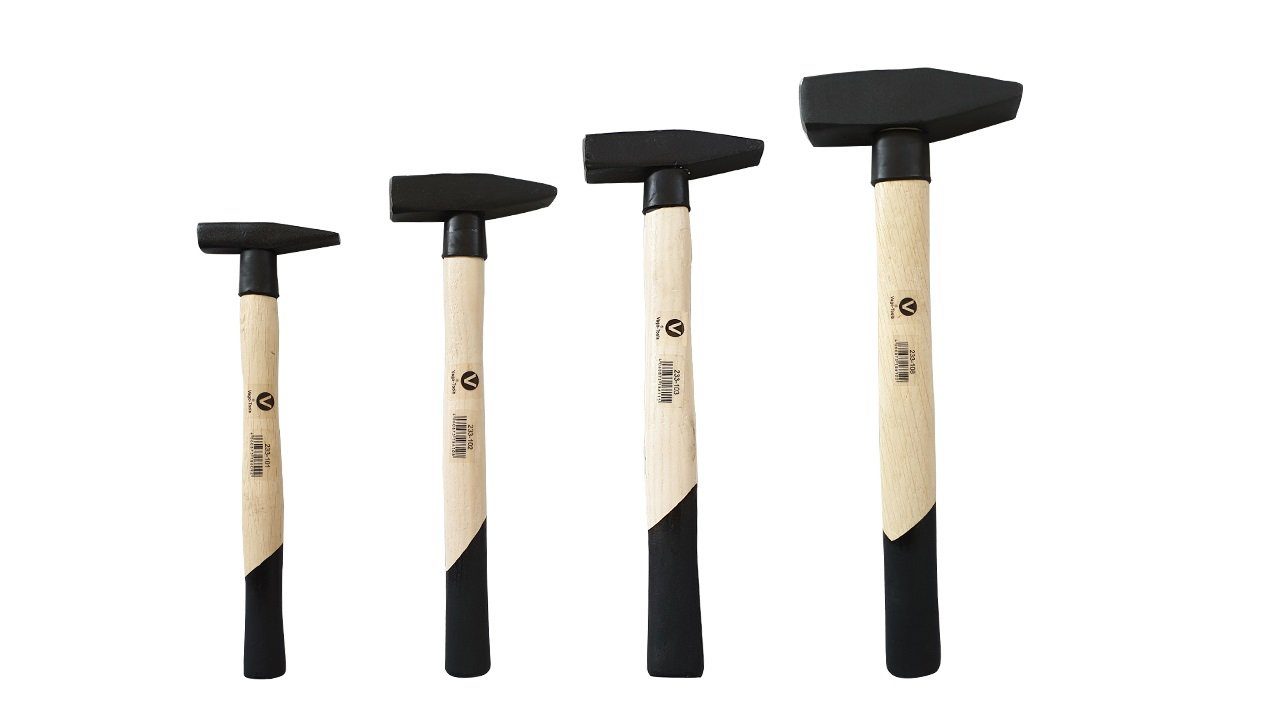 VaGo-Tools Hammer Schlosserhammer Hammer 4tlg Set 100/200/300/800g