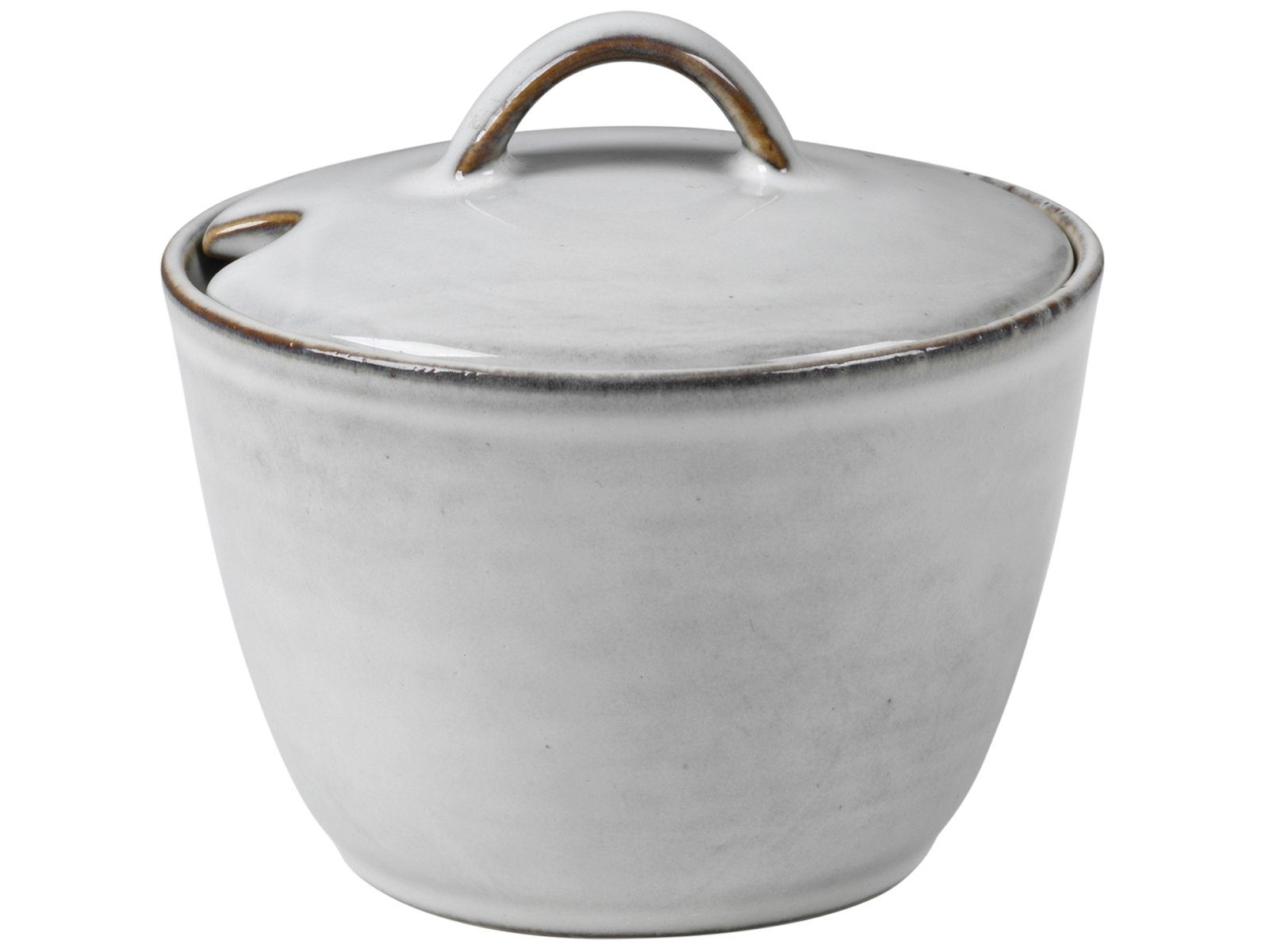 Broste Copenhagen Zuckerdose NORDIC SAND Zuckerdose 10,5 cm, Steinzeug