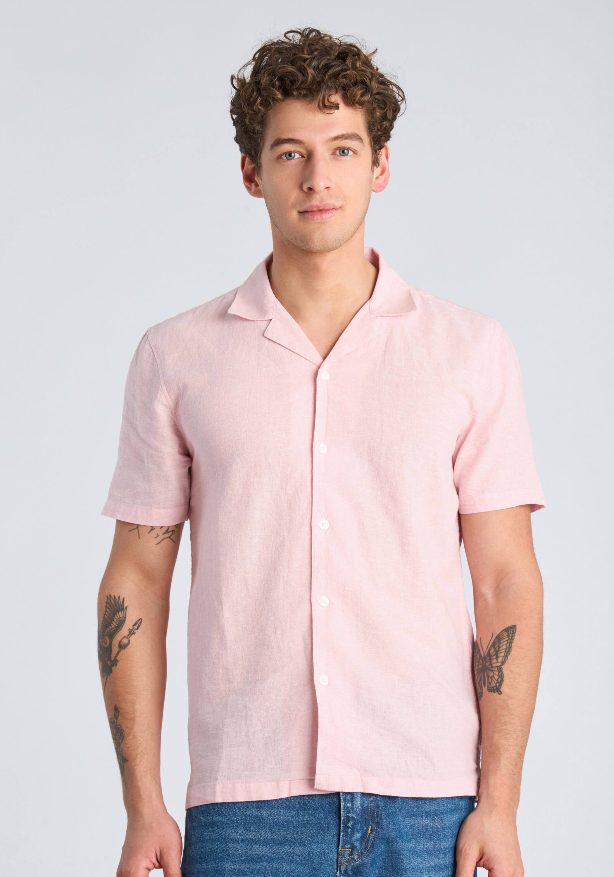 LINDBERGH Leinenhemd Leinenhemd Relaxed Fit