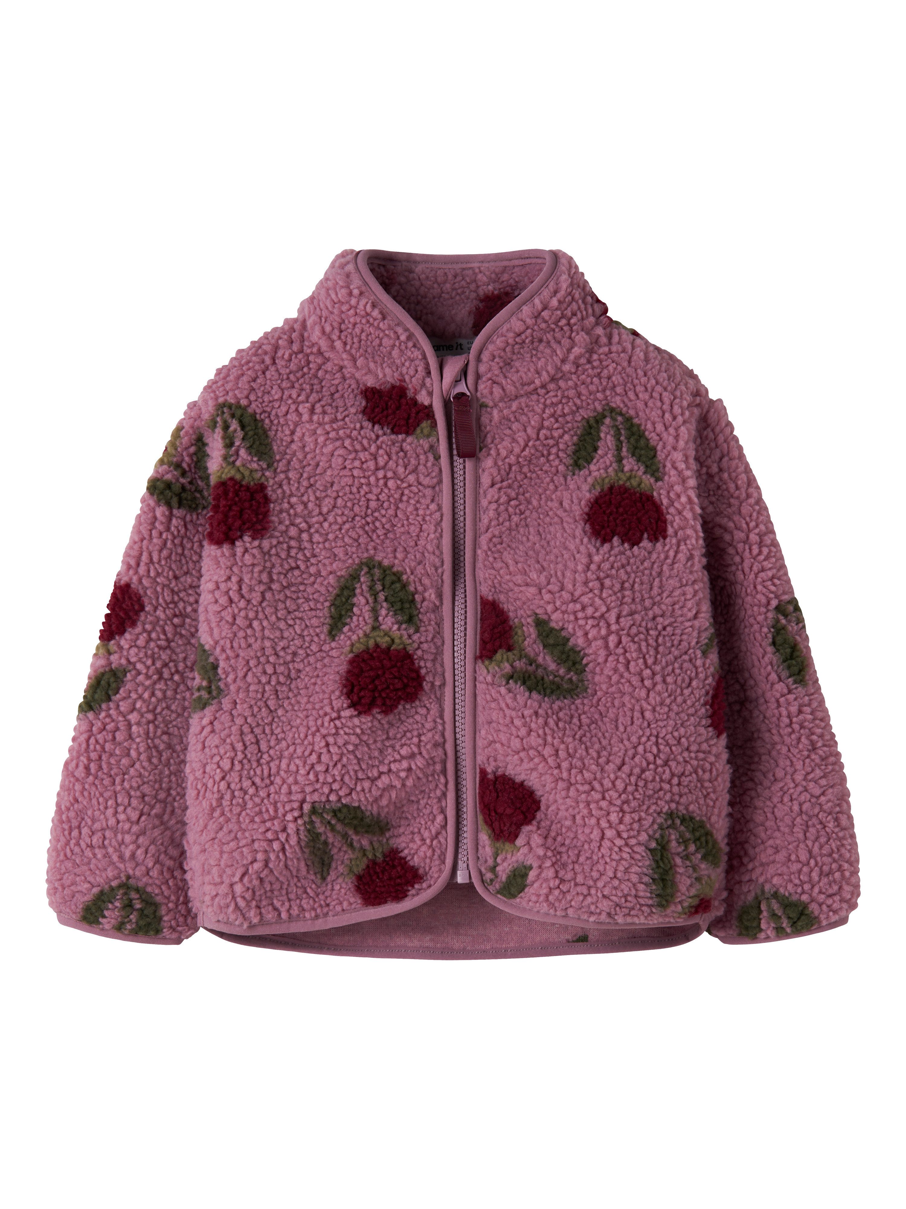 Name It Plüschjacke NMFONELDA TEDDY CARD Kunstfaser, regular fit