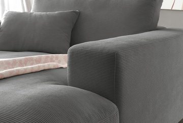 KAWOLA Relaxsessel MADELINE, Longseat Feincord verschiedene Farben