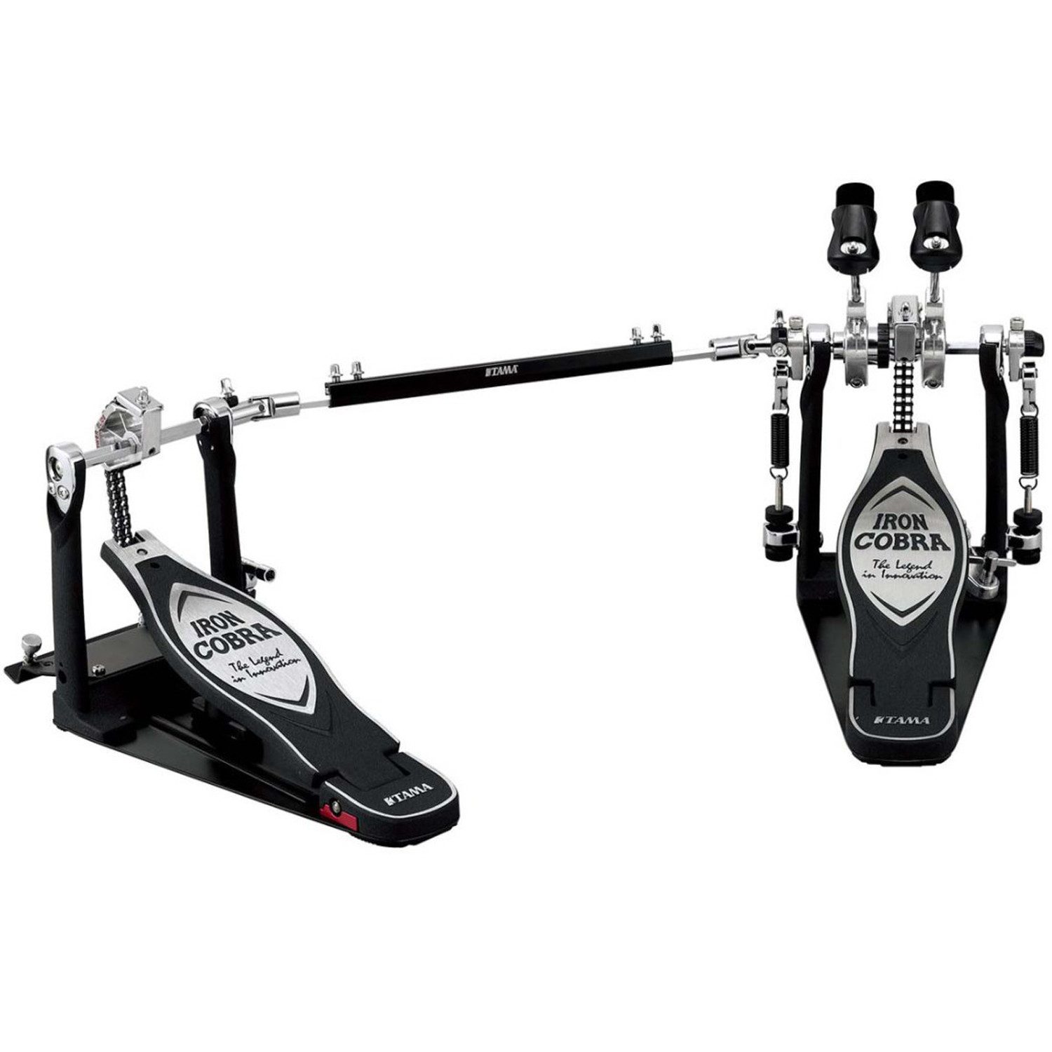 Tama Schlagzeug Tama Doppelpedal HP900PWN Iron Cobra Power Glide,Doppelfußmaschinen, Fußmaschinen, Professionelle Doppelfußmaschine
