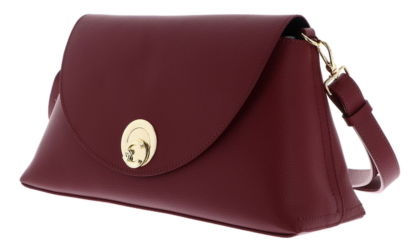 COCCINELLE Schultertasche Handbag Double Grainy Leather, aus echtem Rindsleder