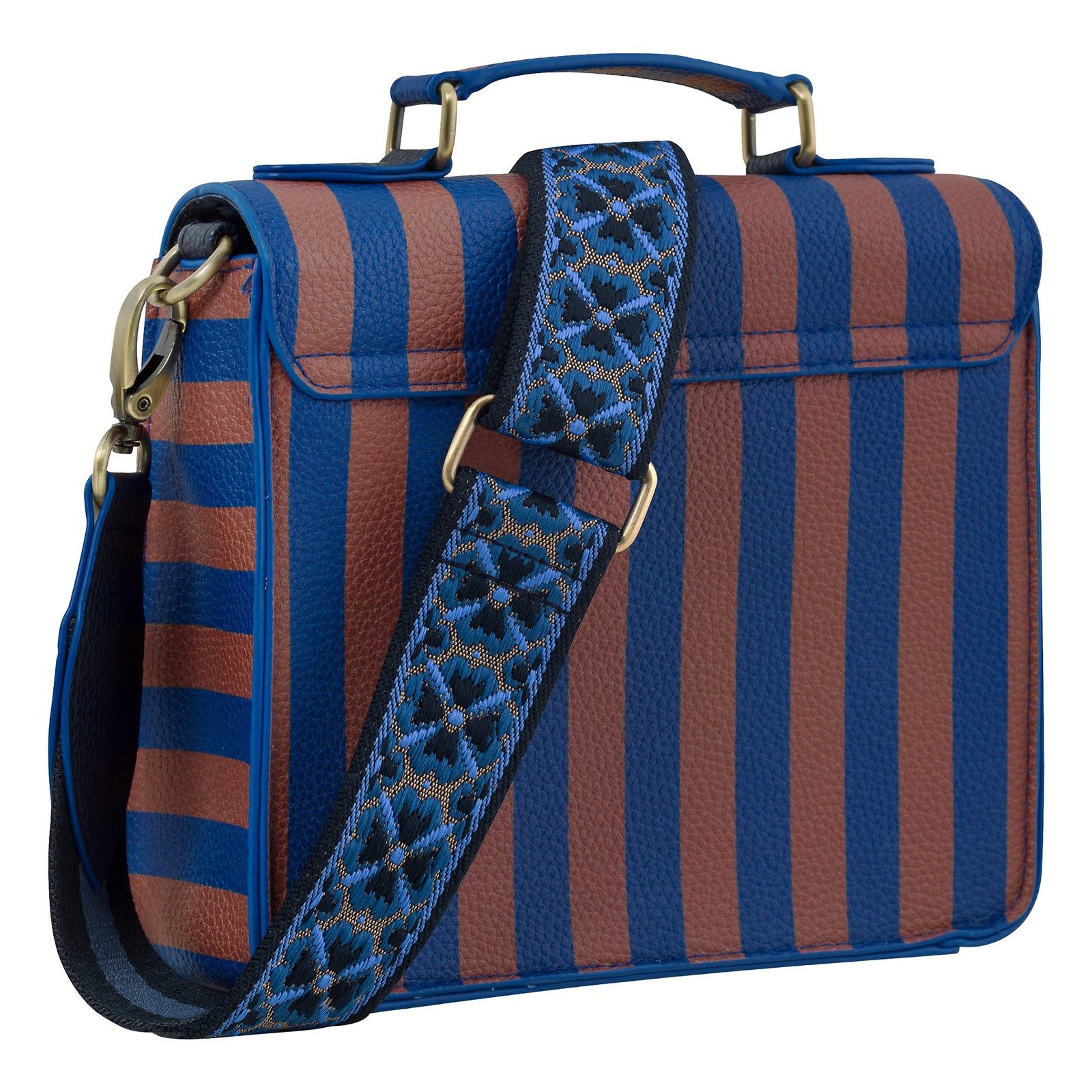 PiP Studio Schultertasche Frances Cross Body Bag Small, mit Metallpatch auf der Vorderseite