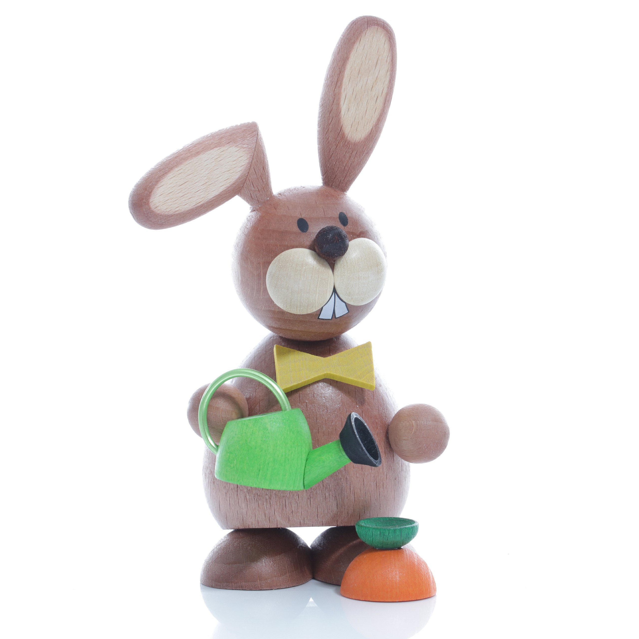 Ullrich Kunsthandwerk Osterhase Osterdekoration Osterhase mit Gießkanne Höhe 12cm NEU