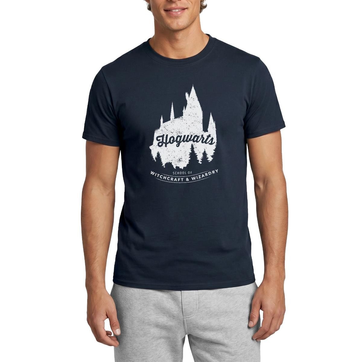 T-Shirt Harry Potter Hogwarts School Schule Männer T-Shirt