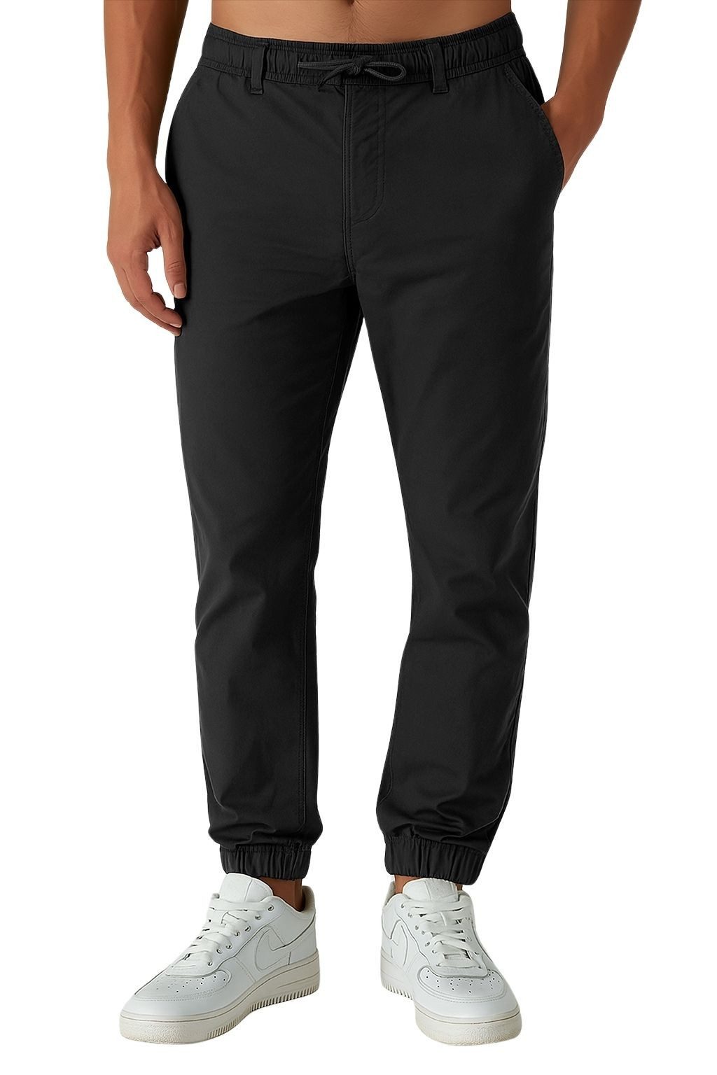 Smith & Solo Chinohose Herren, Chino Hosen Jogginghose mit Kordelzug, Jogge günstig online kaufen